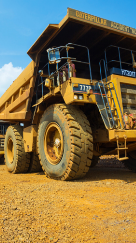 Image of a yellow truck