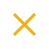 Ícone circular com um x ao centro.