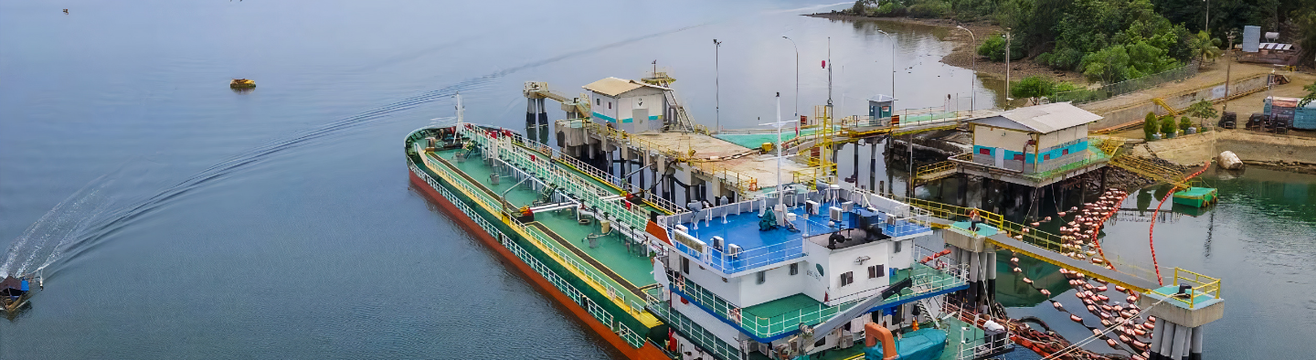 cargo ship moored at dock